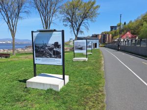 D'un navire à l'autre, exposition extérieur